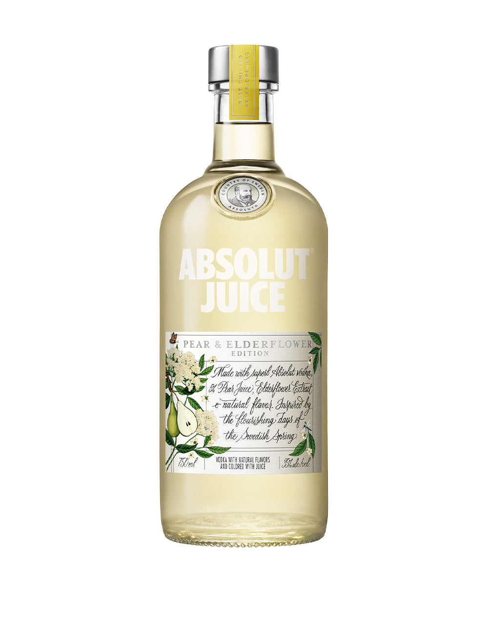 ABSOLUT VODKA JUICE PEAR & ELDERFLOWER EDITION 750 ML