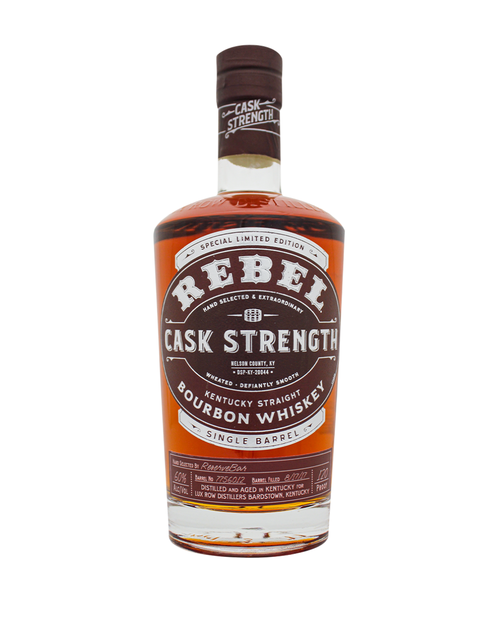 REBEL CASK STRENGTH BOURBON SINGLE BARREL SELECT S1B23 750 ML