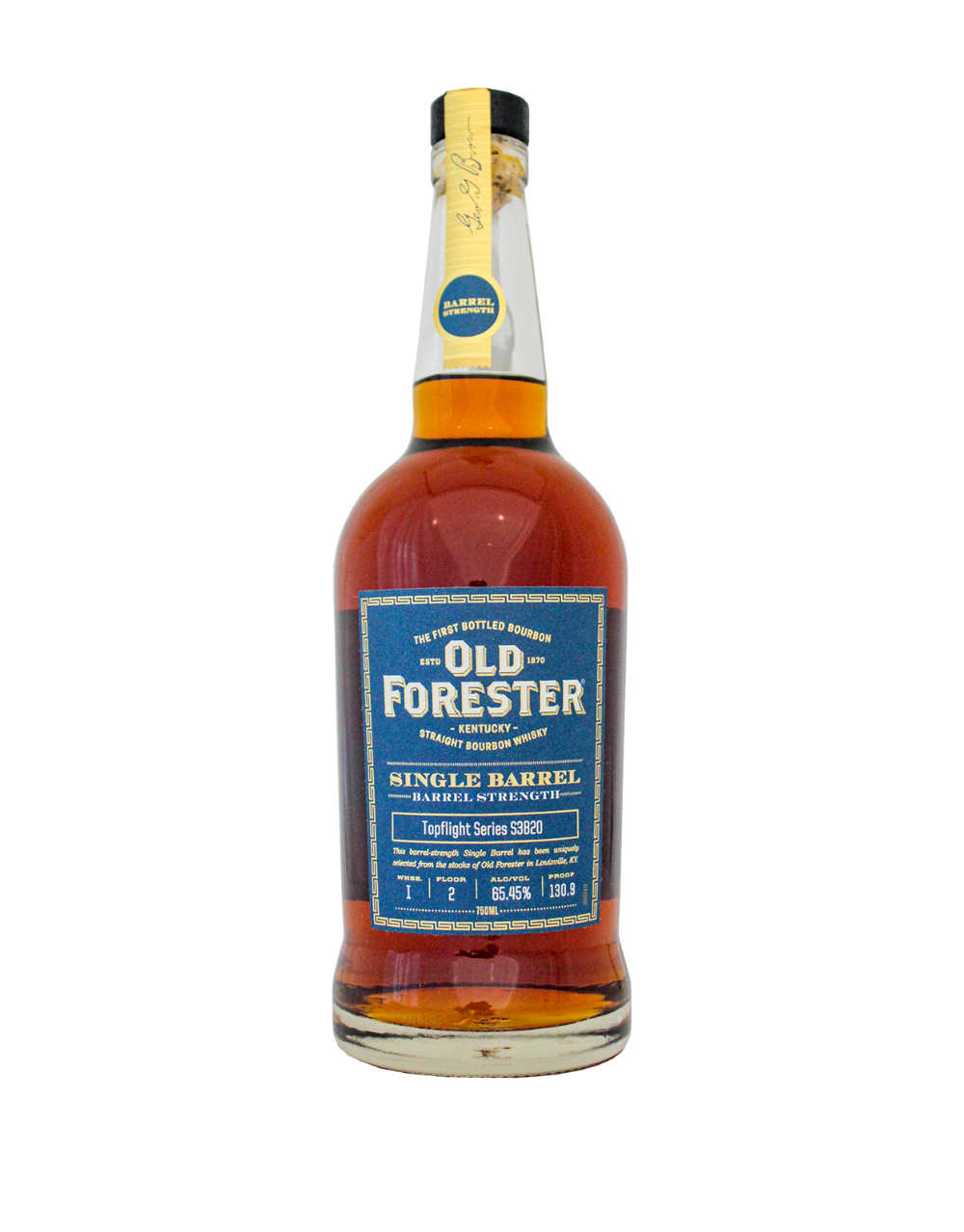 OLD FORESTER BARREL STRENGTH SINGLE BARREL BOURBON S3B20 750 ML