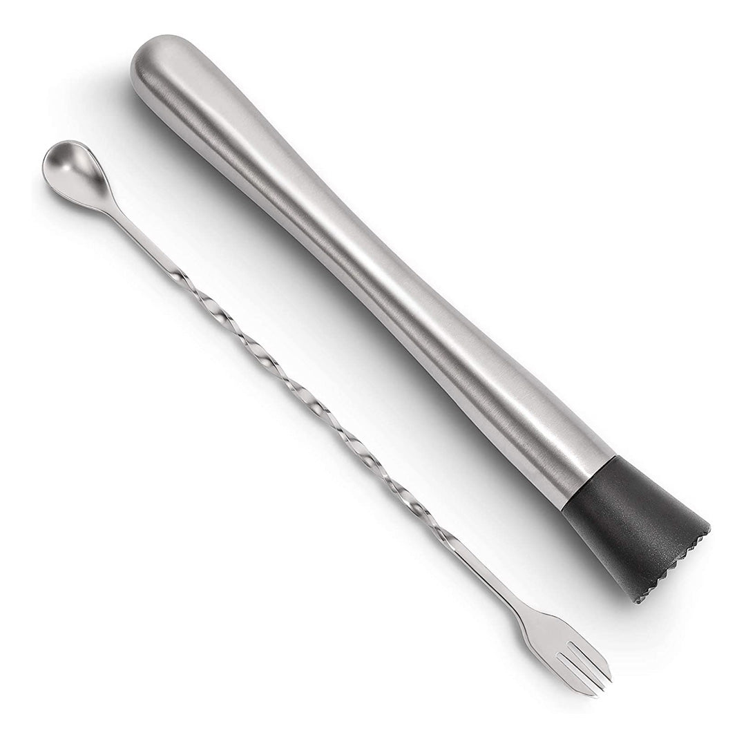 10 Inch Cocktail Muddler And Mixing Spoon