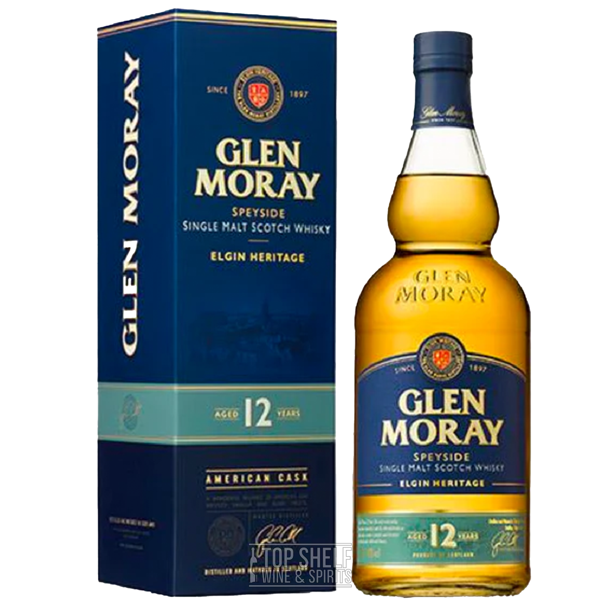 Glen Moray 12 Year Single Malt Scotch Whiskey