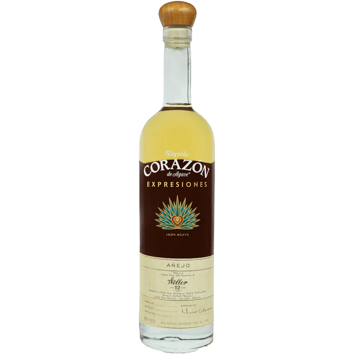 Corazon Expressiones Weller 12 Year Añejo Tequila