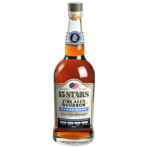15 Stars First West Straight Bourbon Whiskey