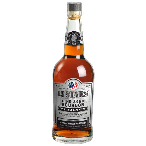 15 Stars Platinum Straight Bourbon Whiskey