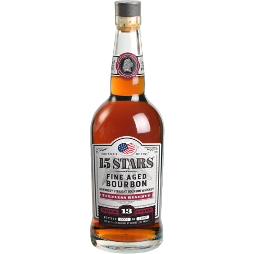 15 Stars Timeless Reserve 13 Year Old Kentucky Straight Bourbon Whiskey