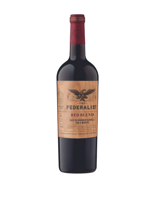 THE FEDERALIST BOURBON BARREL AGED RED BLEND 750 ML