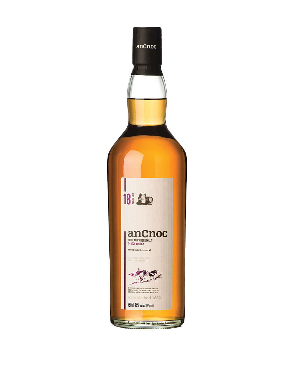 ANCNOC 18 YEAR OLD SCOTCH WHISKEY 750 ML