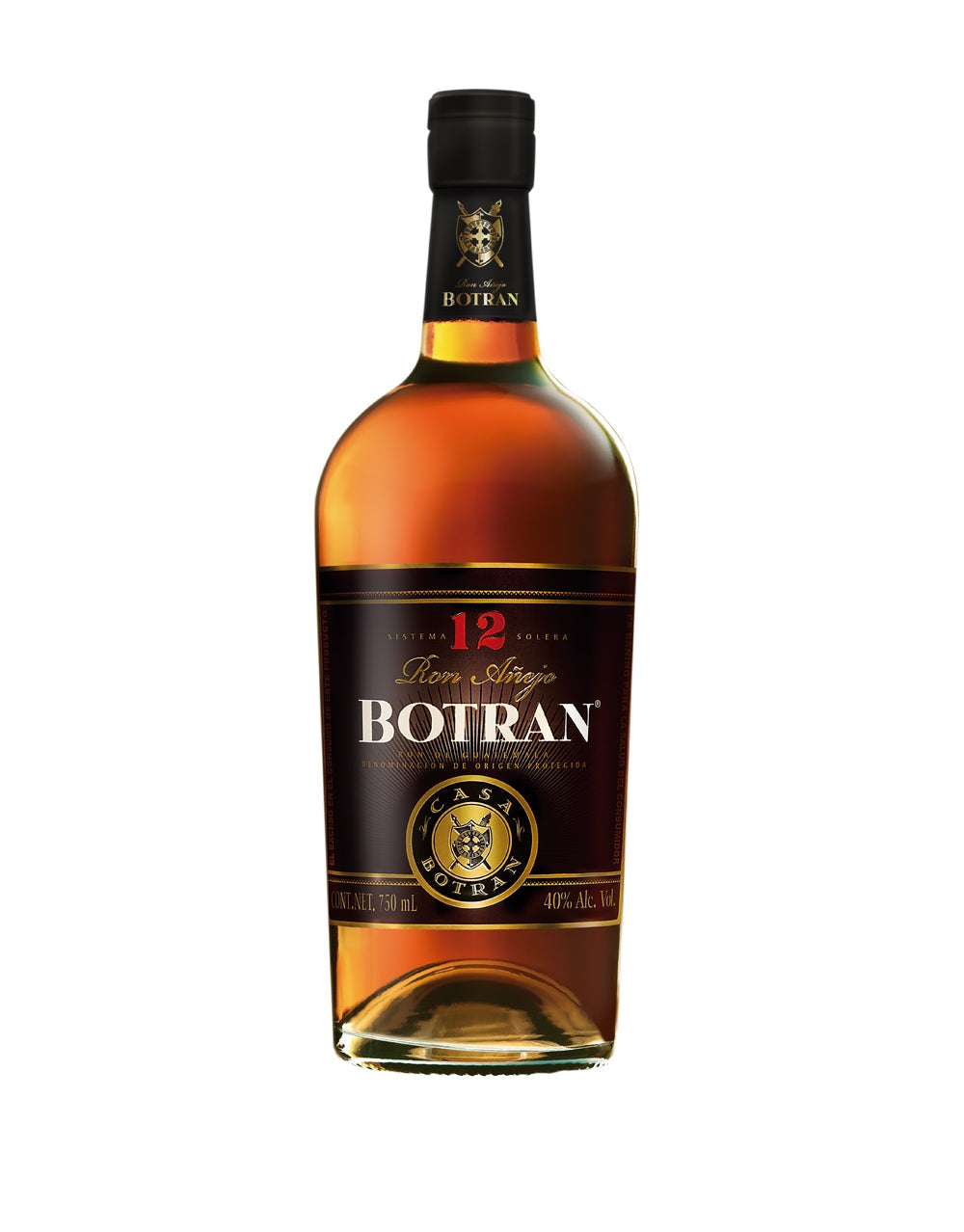 BOTRAN 12 YEAR OLD RUM 750 ML