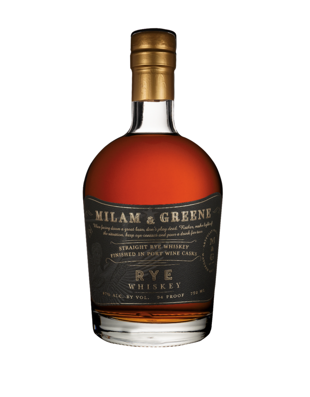 MILAM & GREENE PORT CASK FINISHED RYE 750 ML
