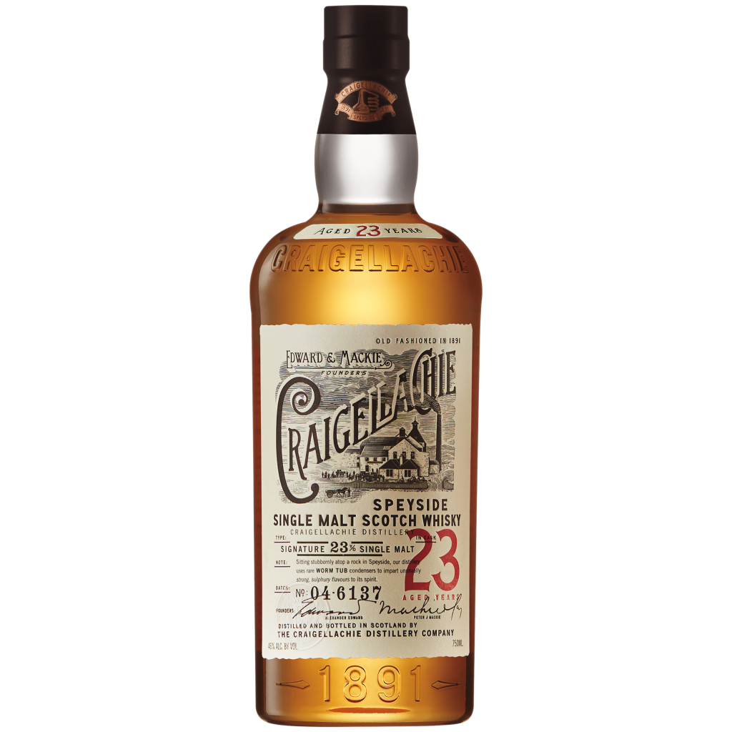 CRAIGELLACHIE 23 YEAR OLD SINGLE MALT WHISKY 750 ML
