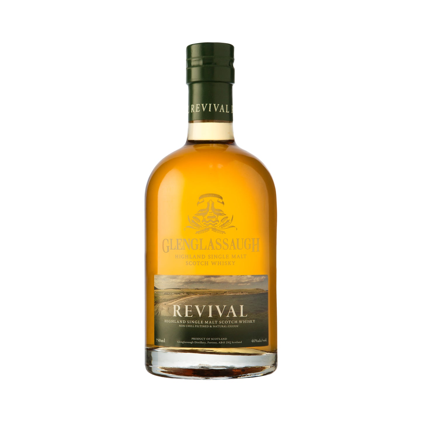 GLENGLASSAUGH REVIVAL SINGLE MALT WHISKEY 750 ML