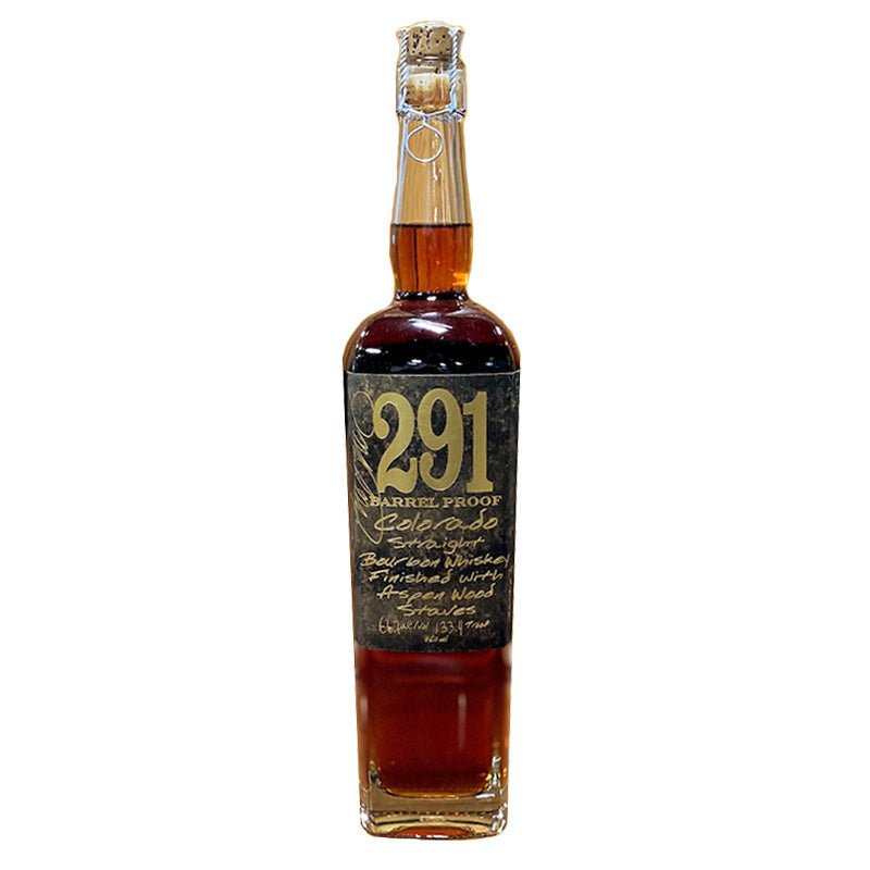 291 Colorado Barrel Proof Finished with Aspen Wood Staves Rye Whiskey 750ml