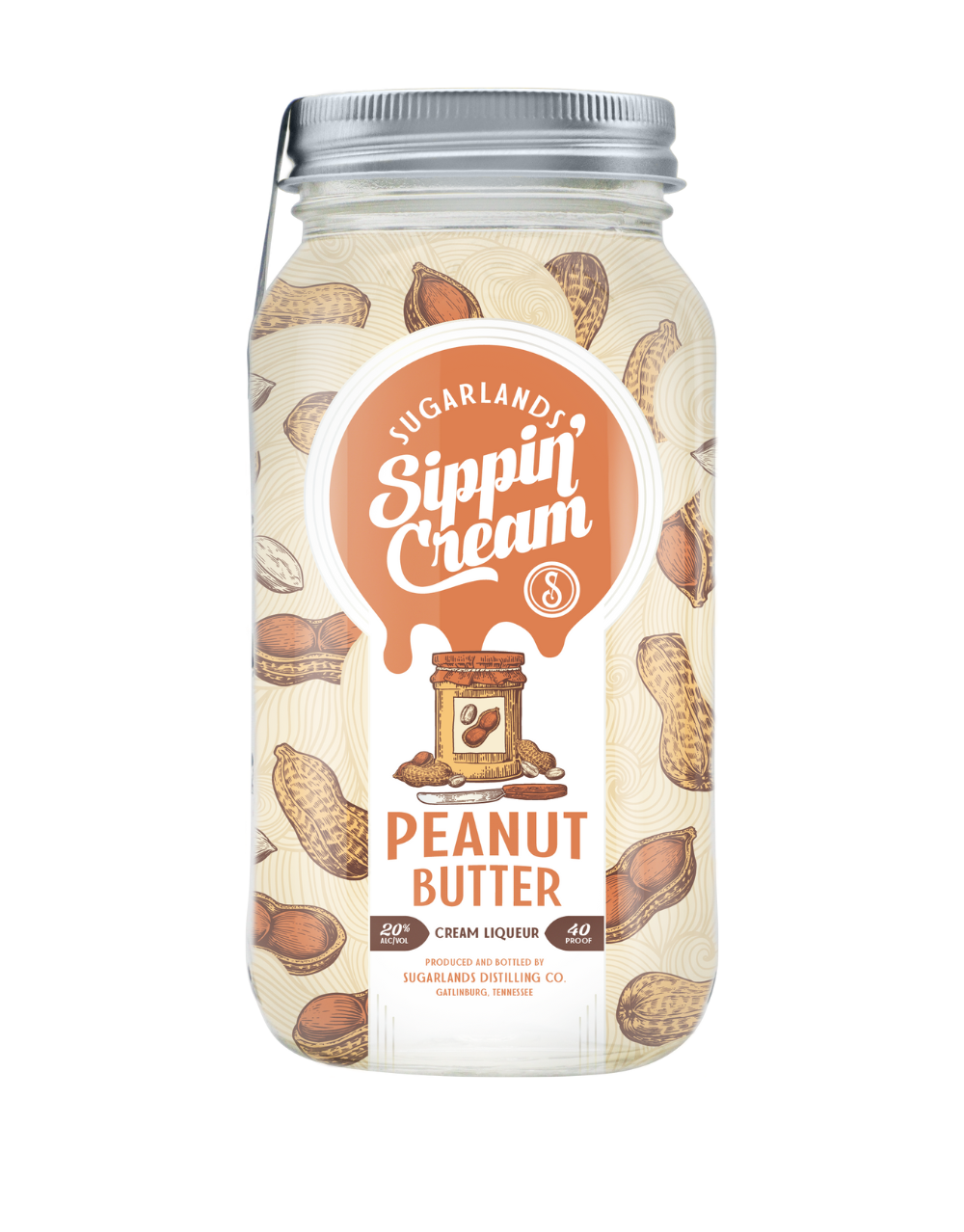 SUGARLANDS PEANUT BUTTER SIPPIN' CREAM 750 ML