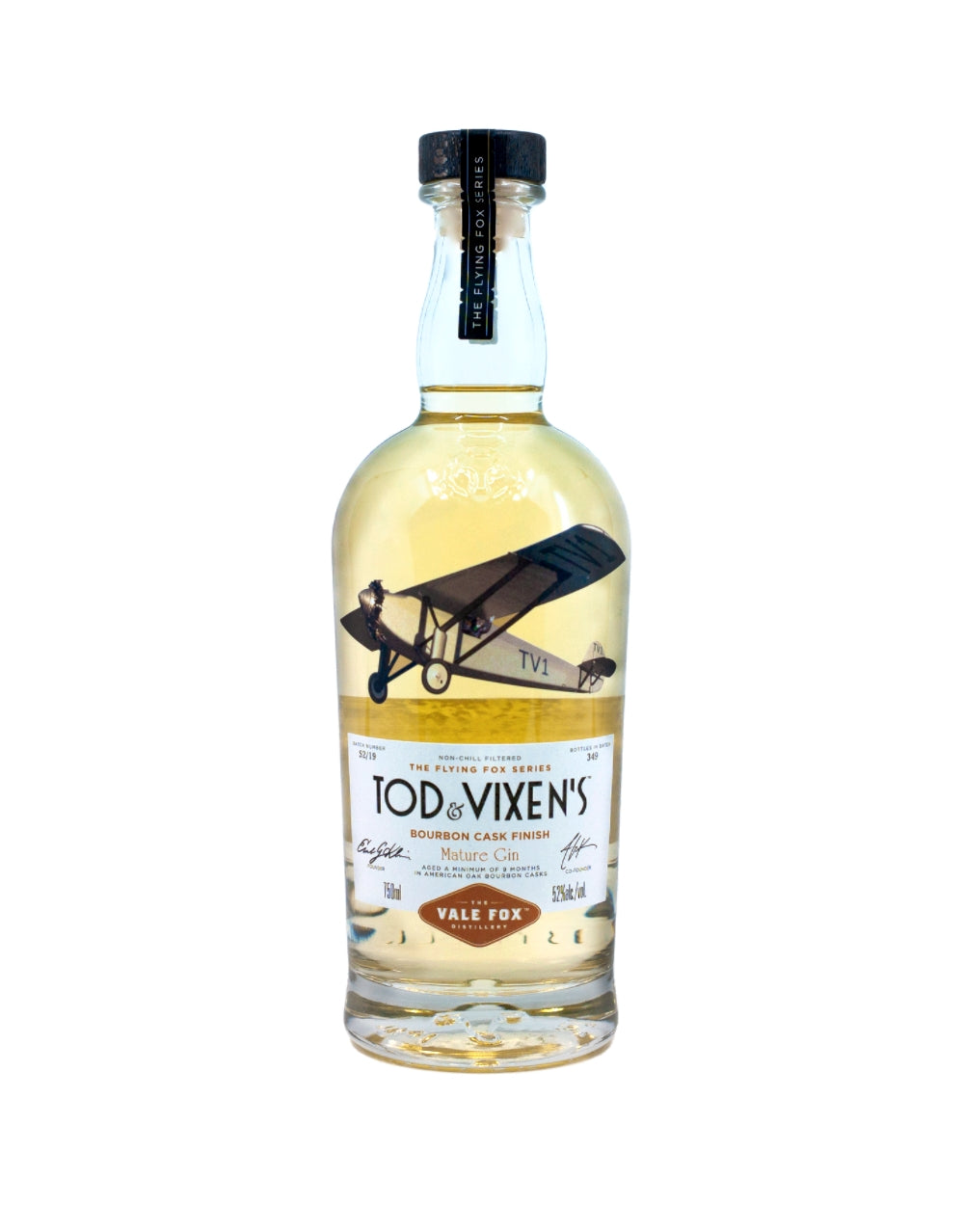 TOD & VIXEN'S BOURBON CASK FINISH MATURE GIN 750 ML