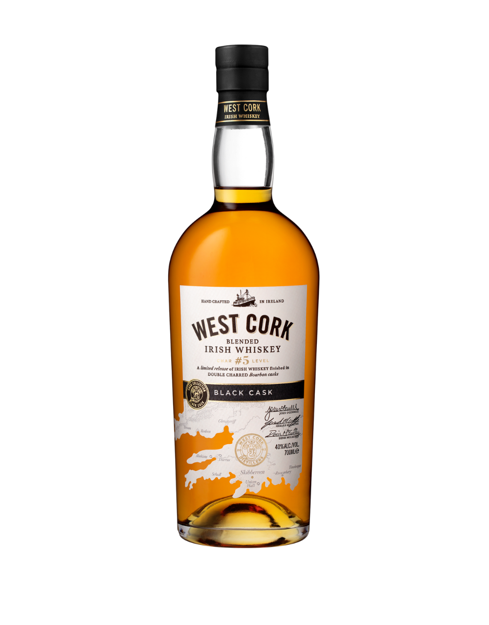 WEST CORK BLACK CASK IRISH WHISKEY 750 ML