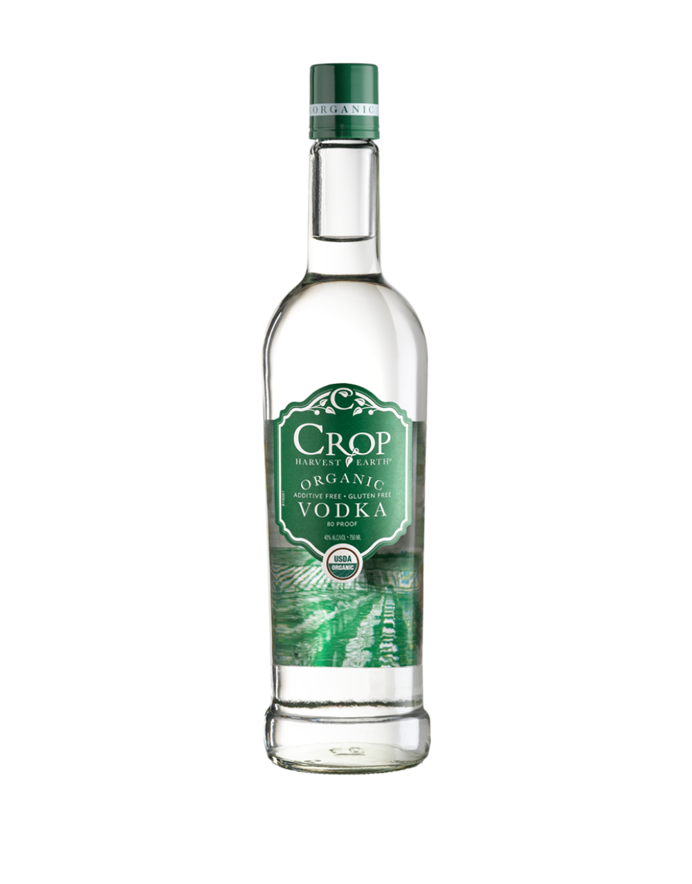 CROP GREEN ADDITIVE FREE VODKA 750 ML