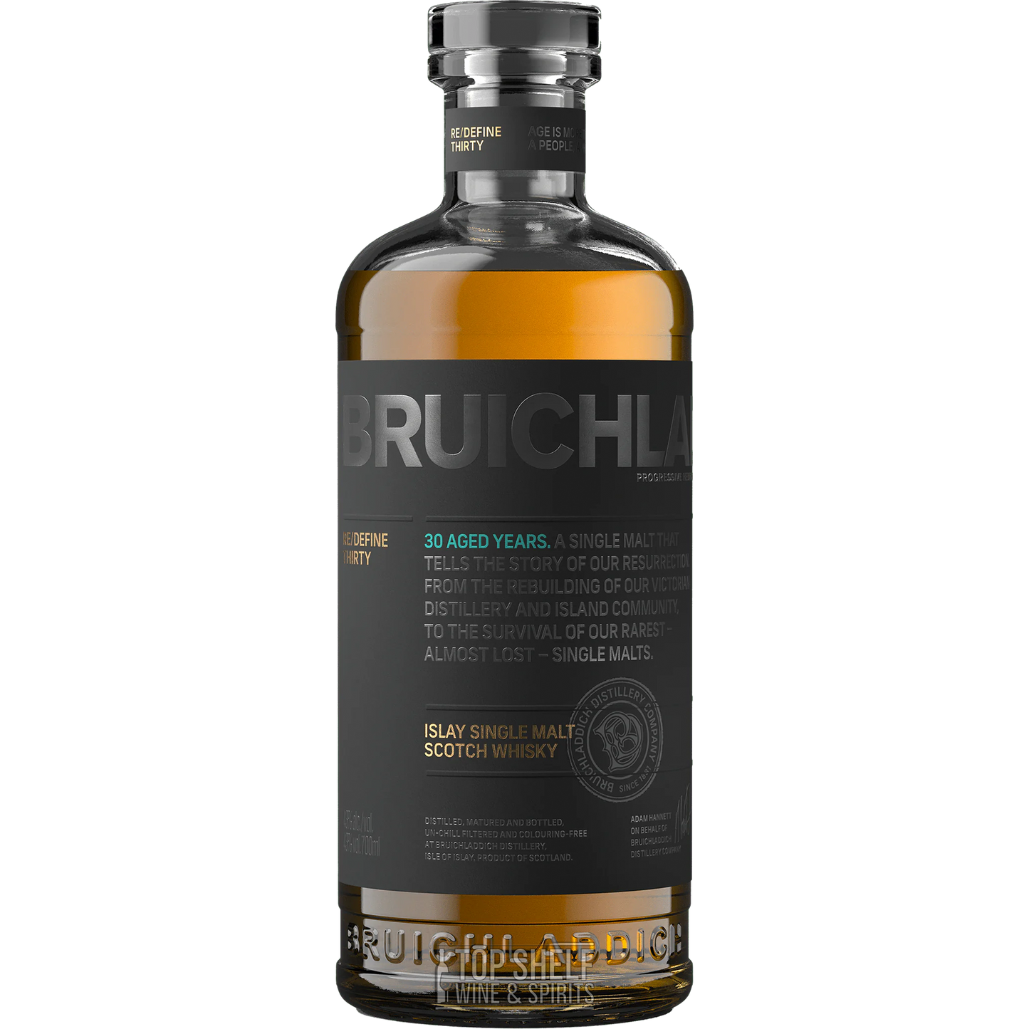 Bruichladdich 30 Year RE/Define Islay Single Malt Scotch
