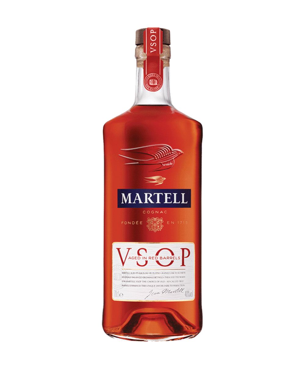 MARTELL V.S.O.P AGED IN RED BARRELS COGNAC 750 ML