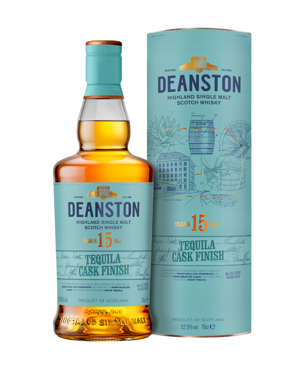 DEANSTON 15 YEAR OLD TEQUILA CASK FINISH 700 ML