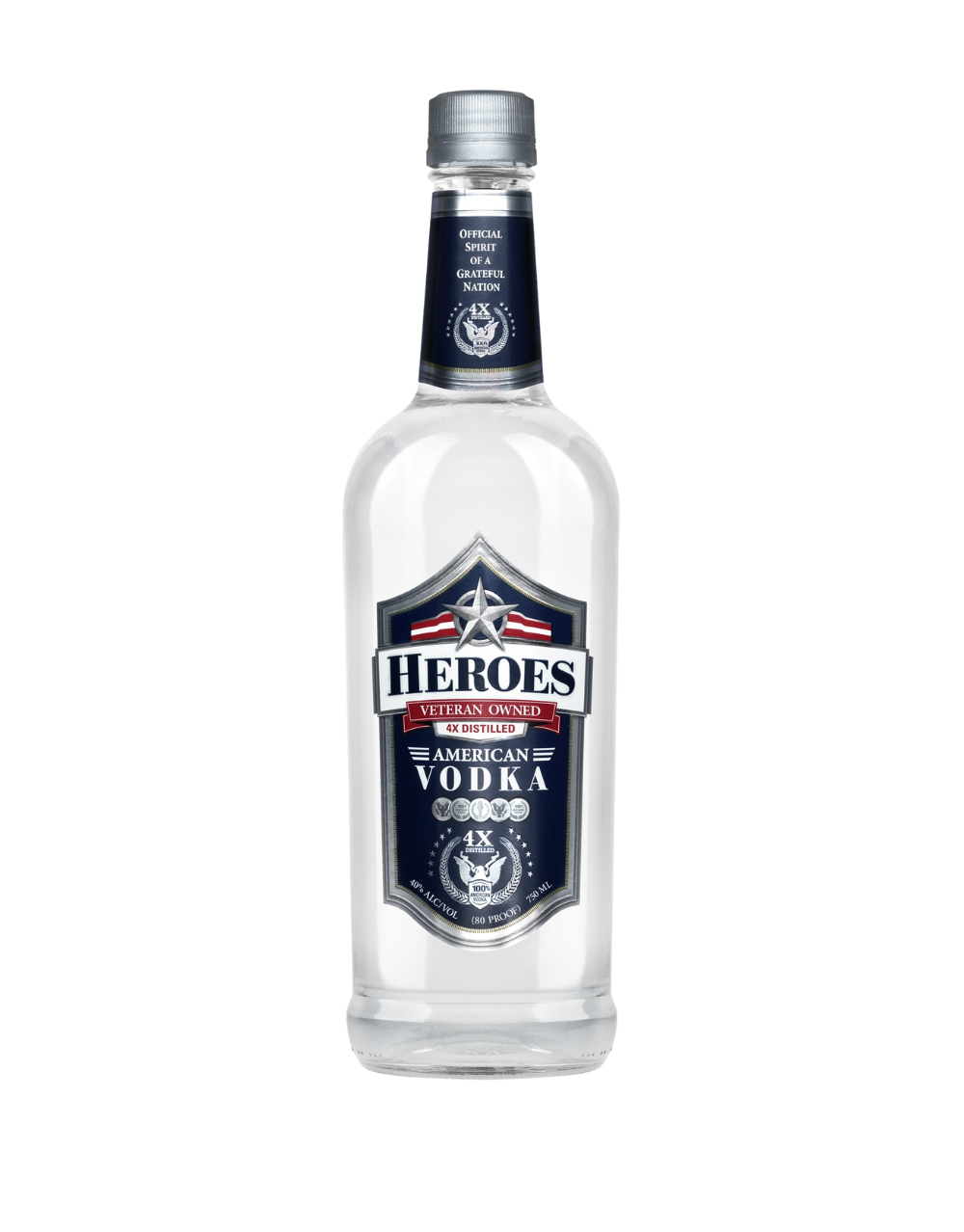 HEROES VODKA 750 ML