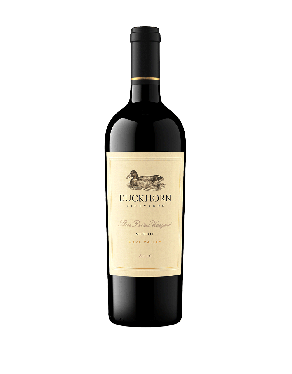 DUCKHORN VINEYARDS "THREE PALMS VINEYARD" MERLOT CALISTOGA 2019 750 ML