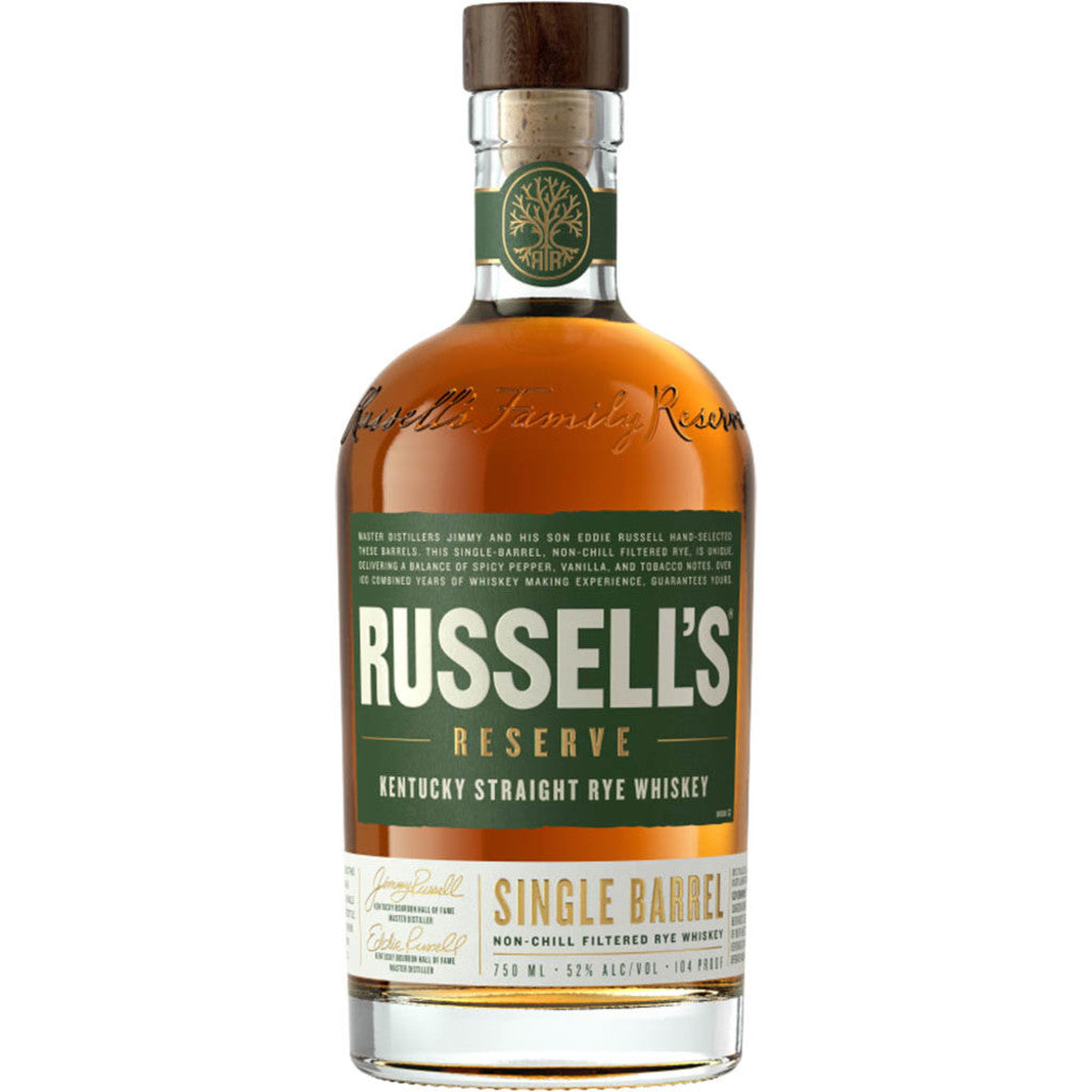 RUSSELL'S RESERVE SINGLE BARREL RYE 750 ML