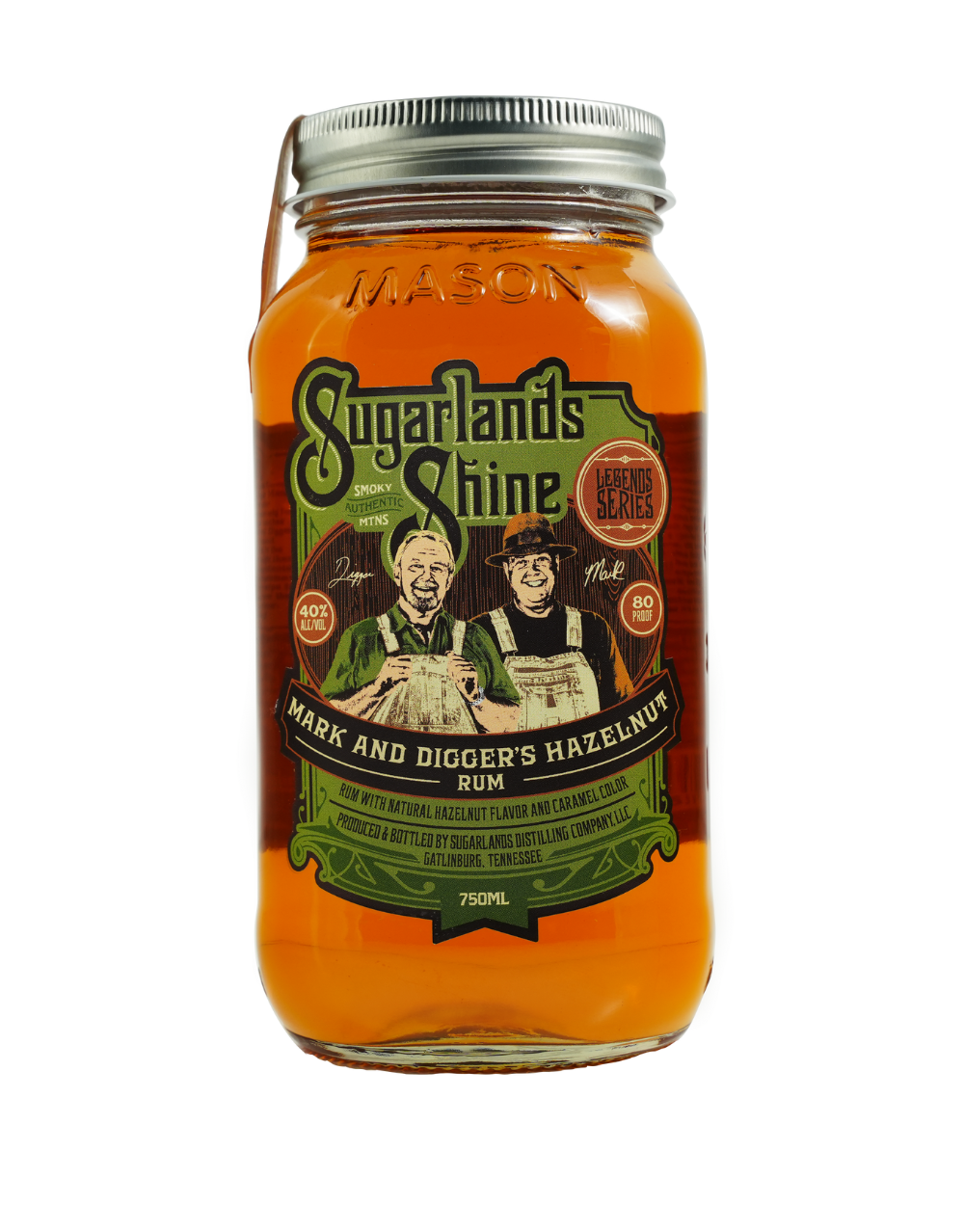 SUGARLANDS MARK & DIGGER'S HAZELNUT RUM 750 ML