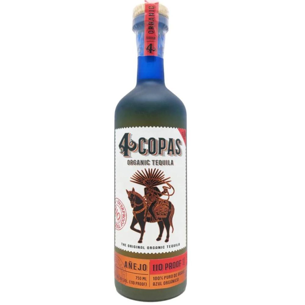 4 Copas Anejo Tequila 110 Proof