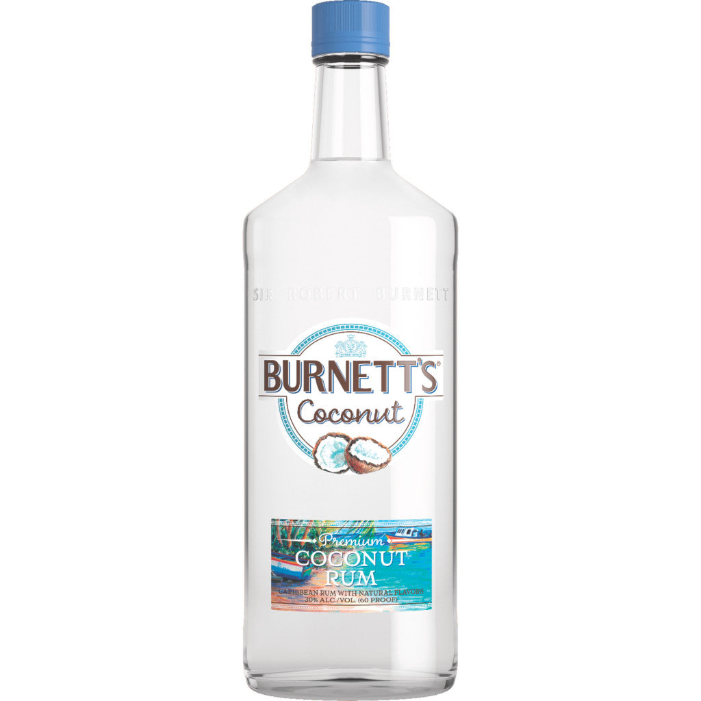 BURNETT'S COCONUT FLAVORED RUM 750 ML