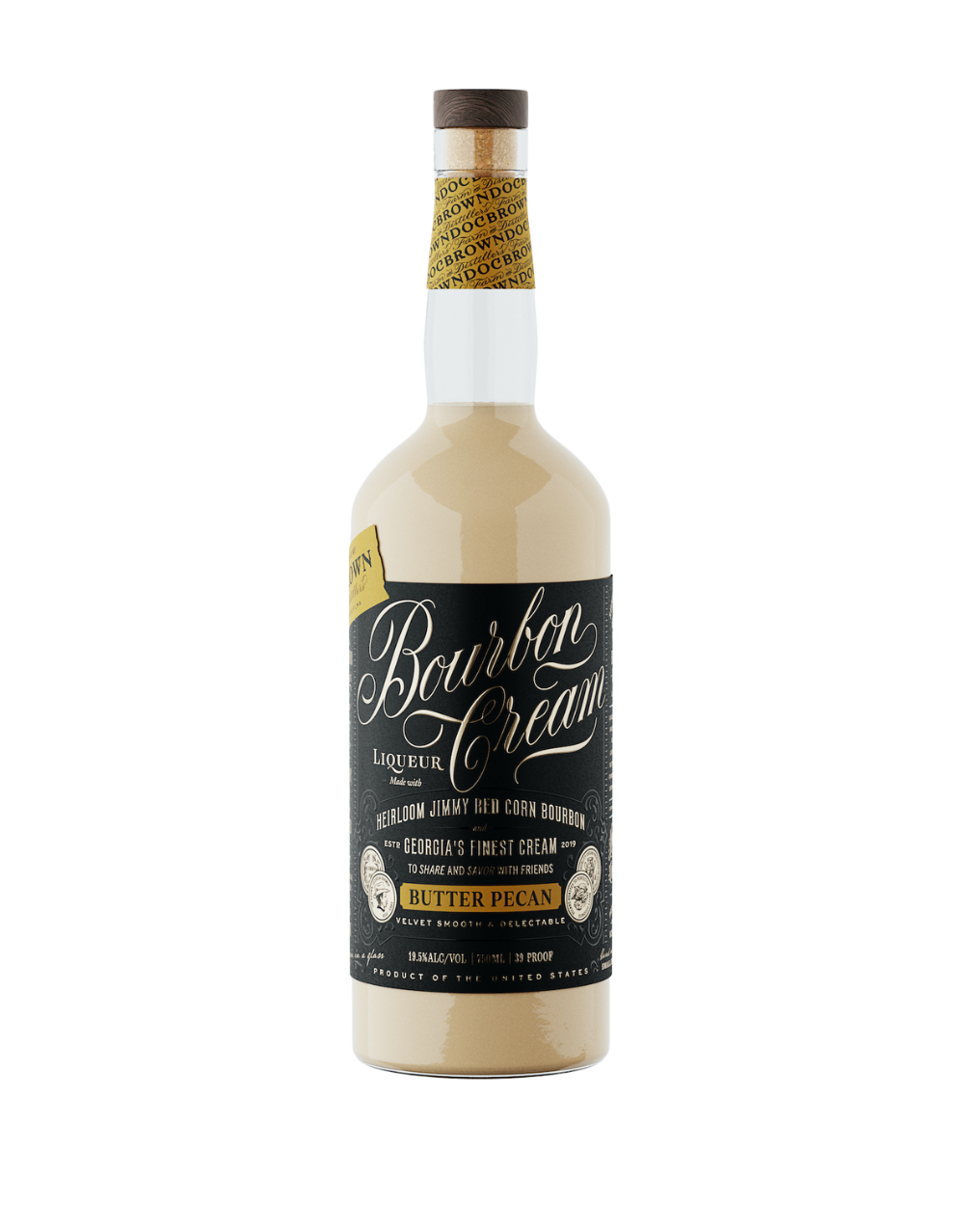 DOC BROWN FARM & DISTILLERS BUTTER PECAN BOURBON CREAM 750 ML