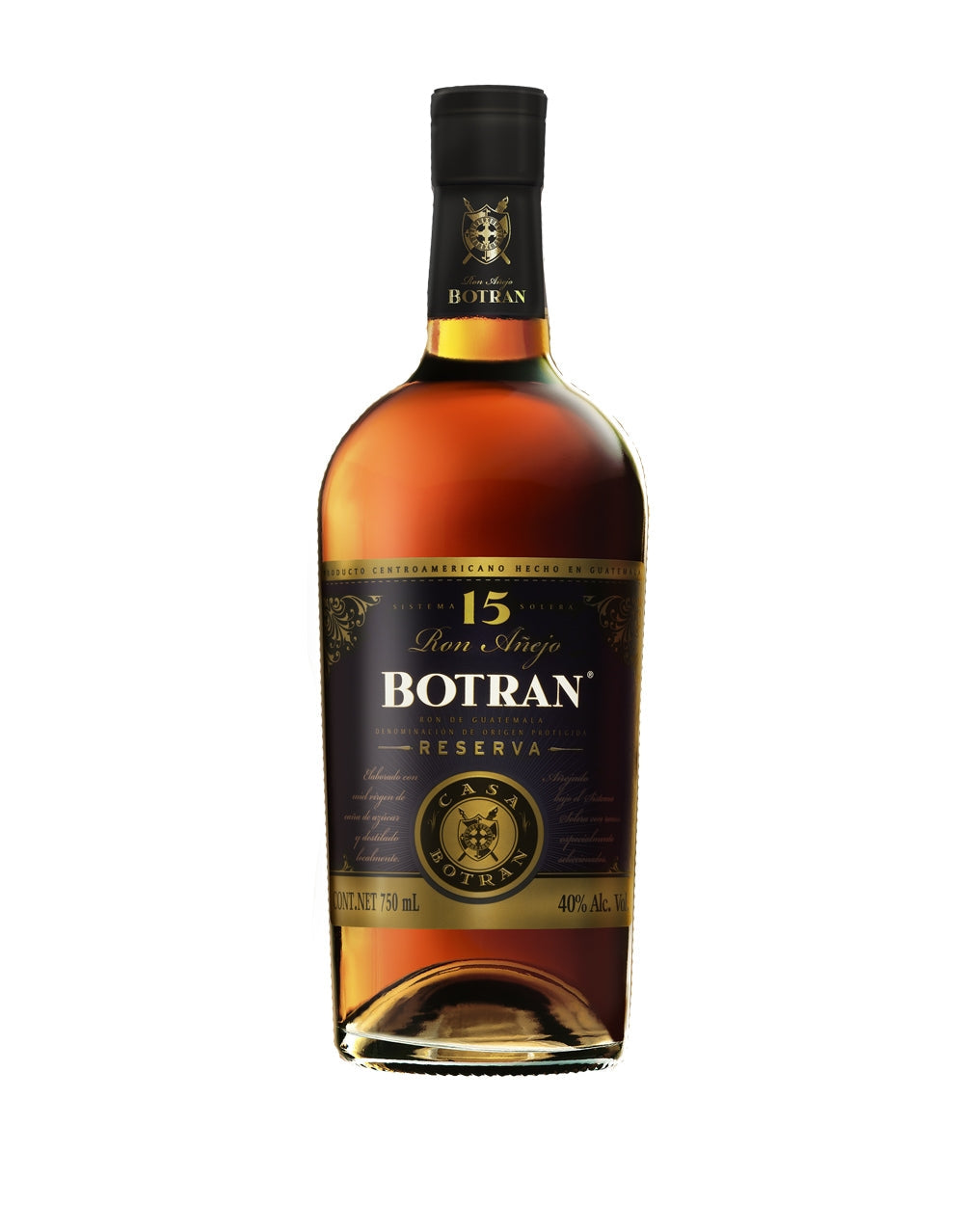 BOTRAN 15 YEAR OLD RUM 750 ML