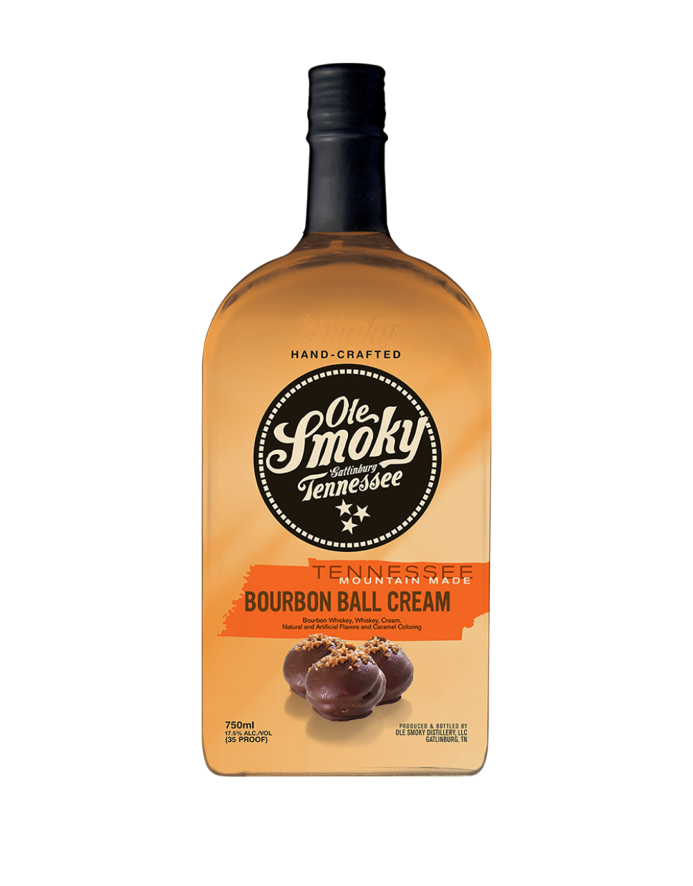 OLE SMOKYÂ®ï¸ BOURBON BALL CREAM WHISKEY LIQUEUR 750 ML