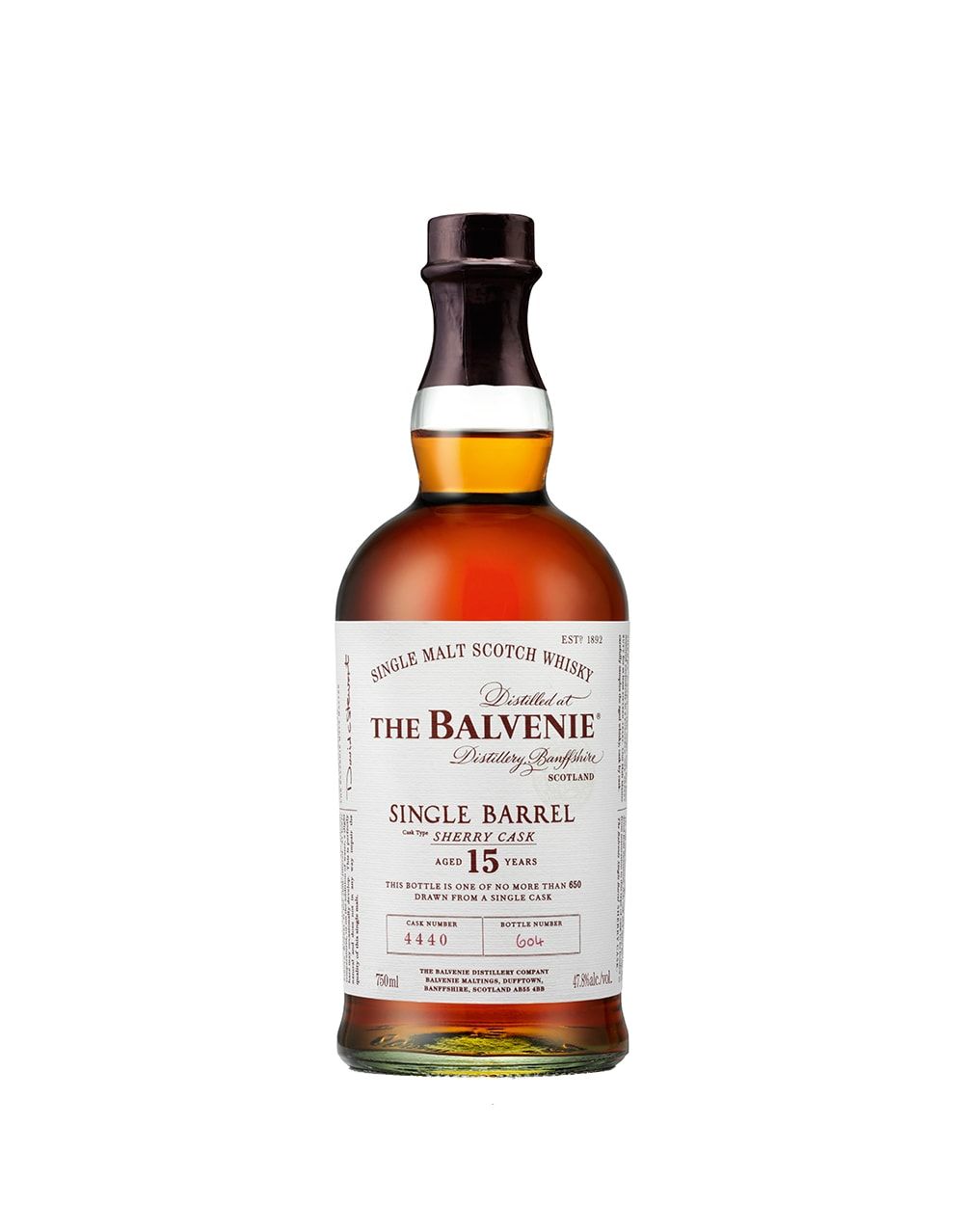 THE BALVENIE SINGLE BARREL 15 – AGED 15 YEARS 750 ML