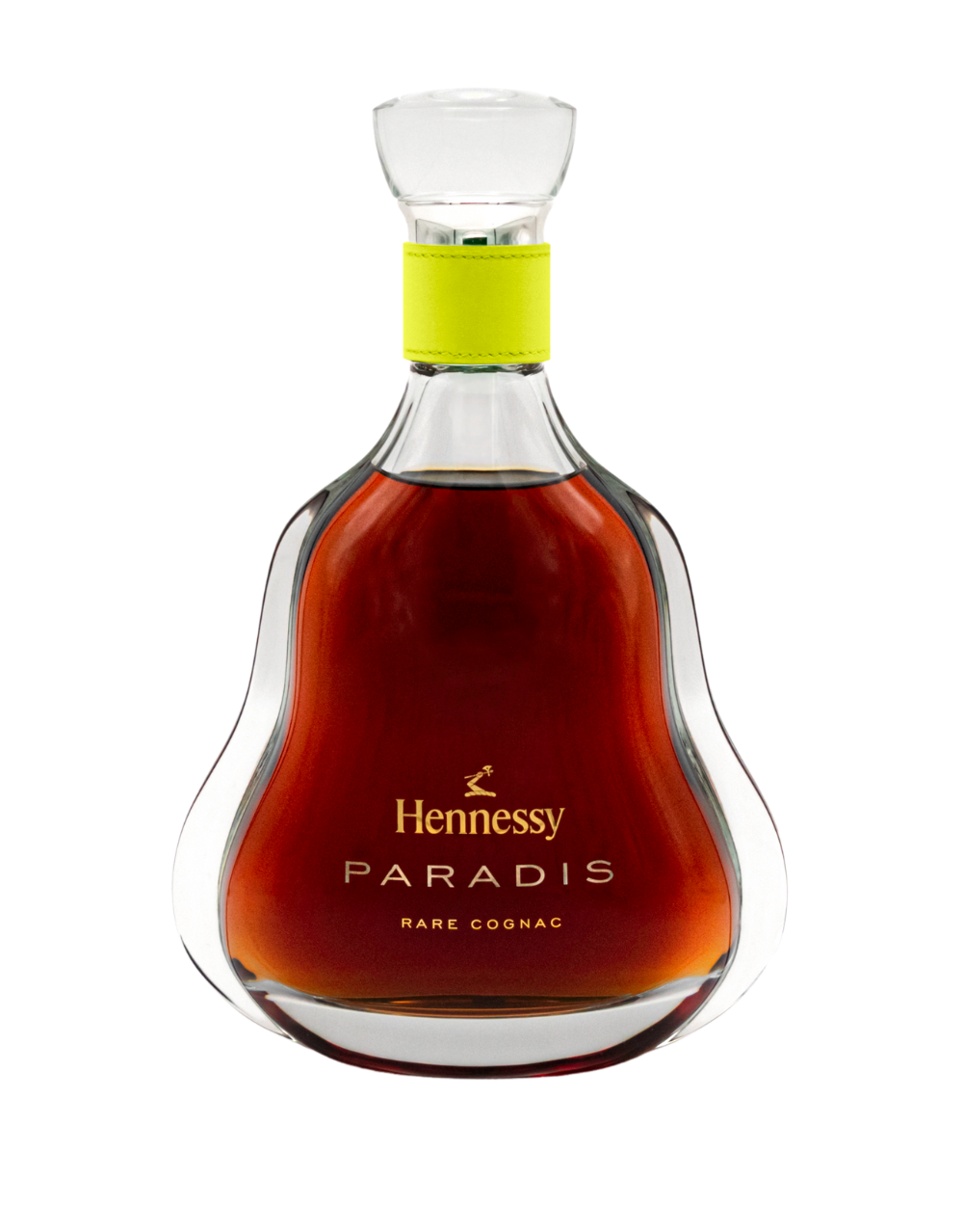 HENNESSY HANDS - SUNLIGHT YELLOW, SERIF FONT, GOLD ENGRAVING COLOR 750 ML