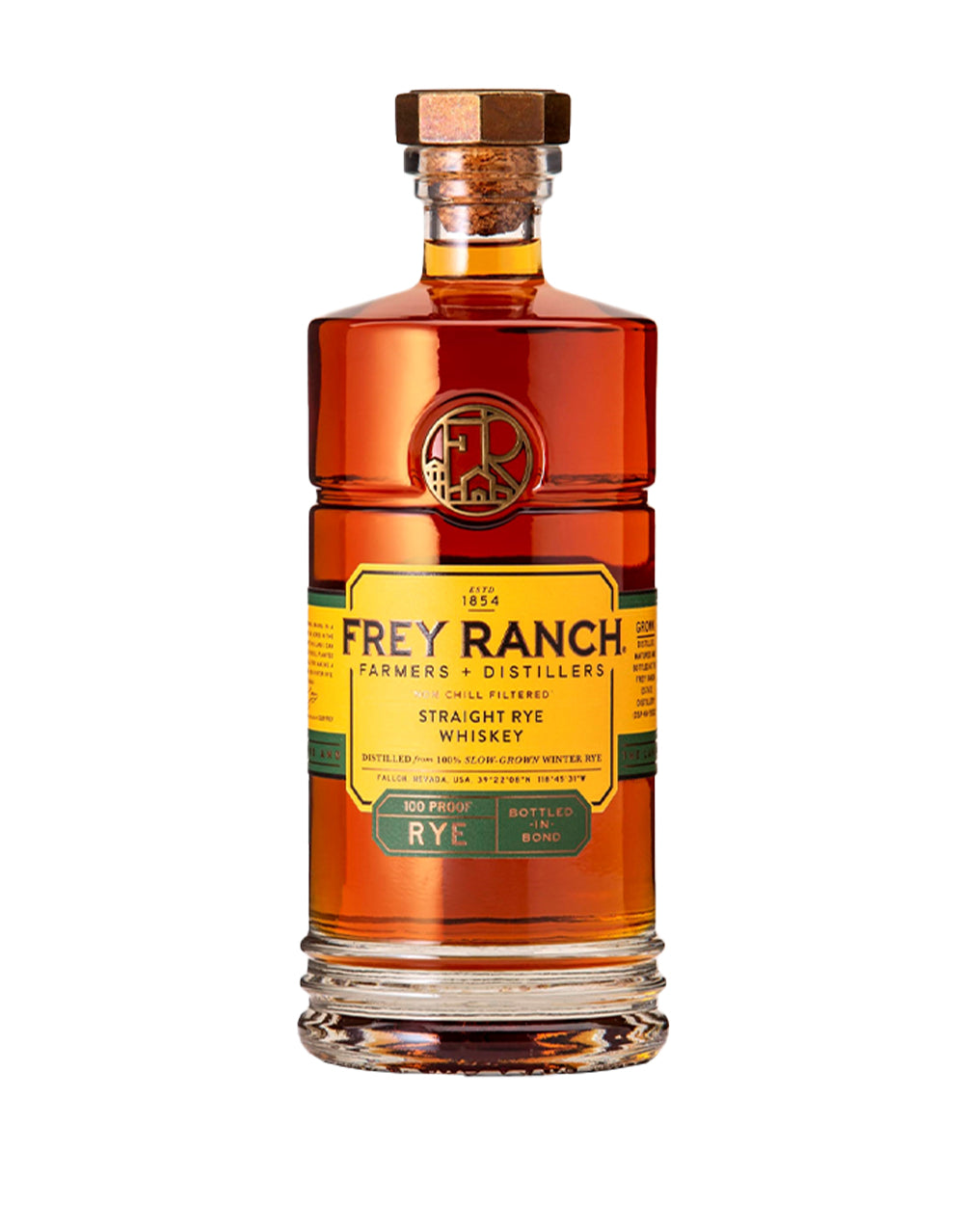 FREY RANCH BOTTLED-IN-BOND 100% STRAIGHT RYE 750 ML
