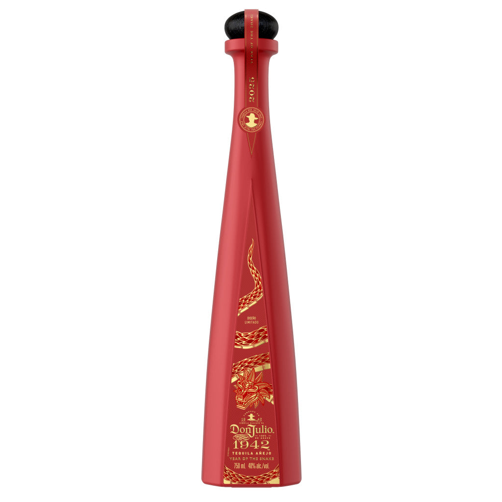 DON JULIO 1942 EXTRA AÑEJO TEQUILA YEAR OF THE SNAKE LUNAR NEW YEAR LIMITED EDITION DESIGN 750 ML