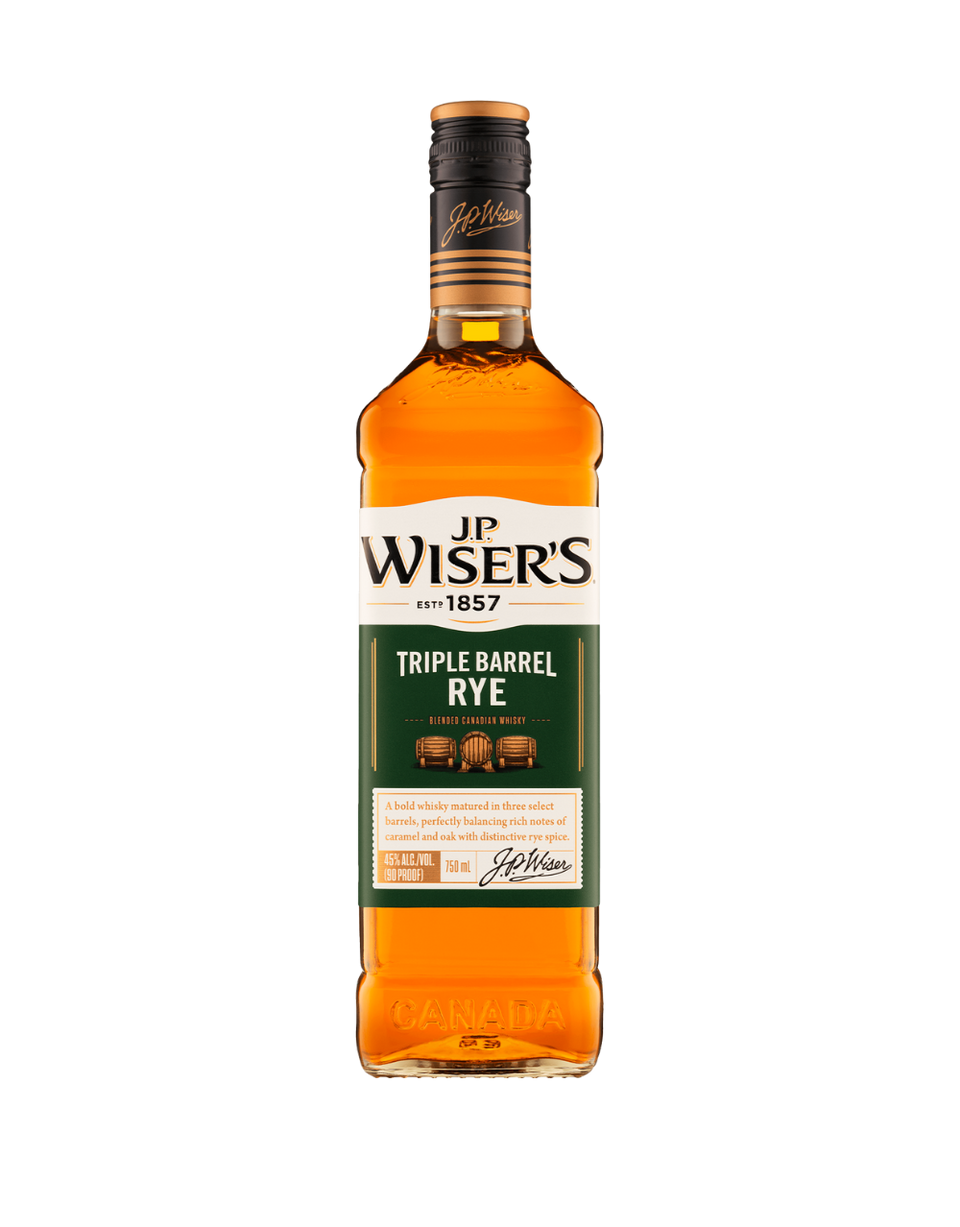 J.P. WISER'S TRIPLE BARREL RYE 750 ML