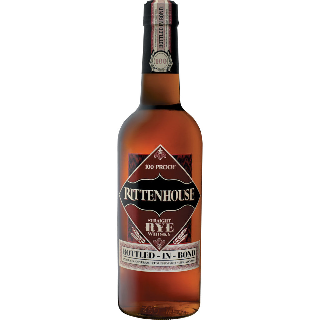 RITTENHOUSE BOTTLED IN BOND STRAIGHT RYE WHISKEY 750 ML