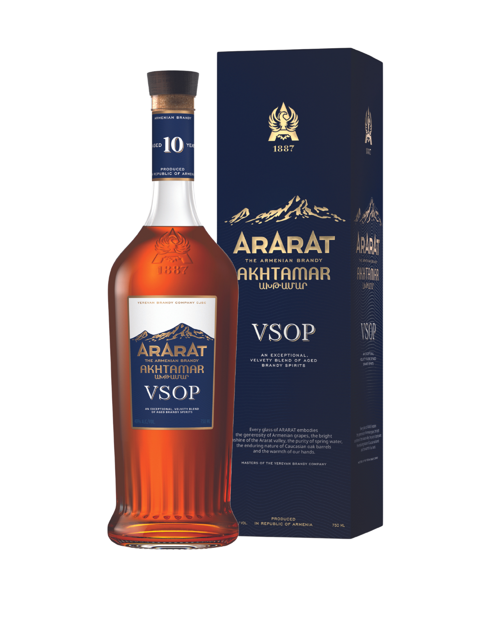 ARARAT - AKHTAMAR - VSOP - 10 YEAR OLD