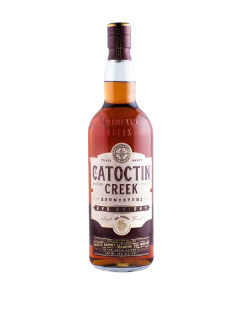 CATOCTIN CREEK ROUNDSTONE RYE 80 PROOF 750 ML