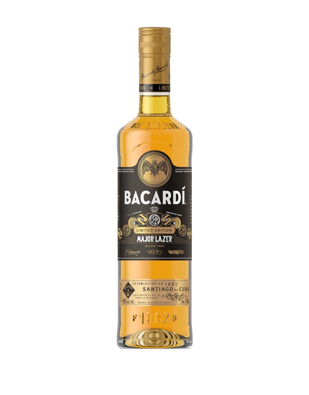 BACARDÃ MAJOR LAZER LIMITED EDITION RUM 750 ML