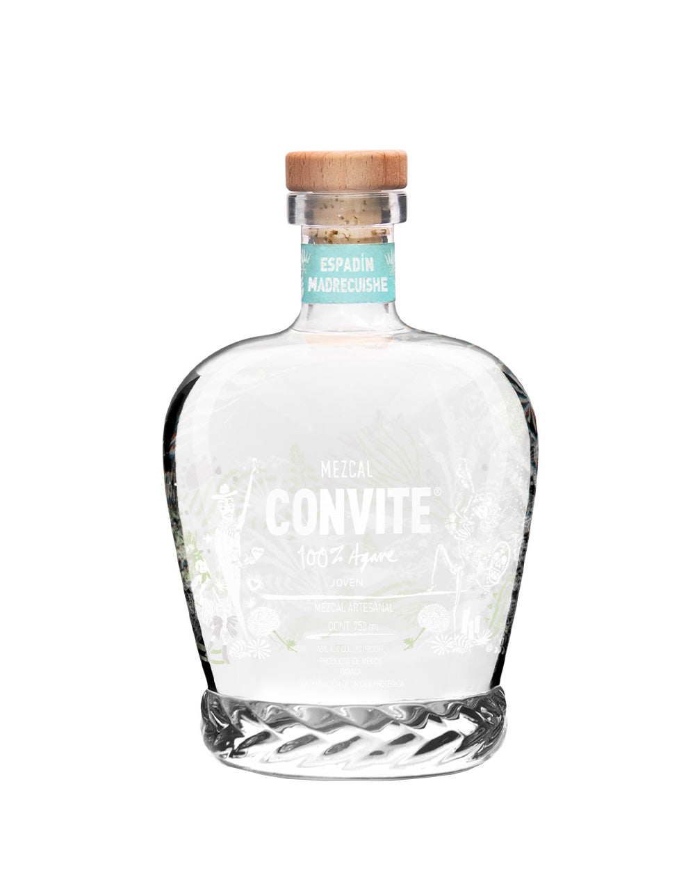 CONVITE MEZCAL ESPADÍN-MADRECUISHE BLEND 750 ML