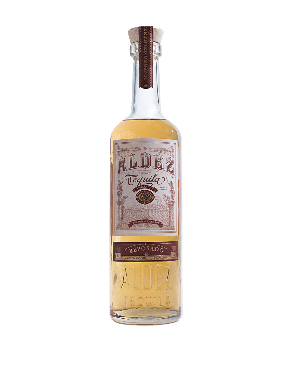 ALDEZ ORGANIC TEQUILA REPOSADO 750 ML