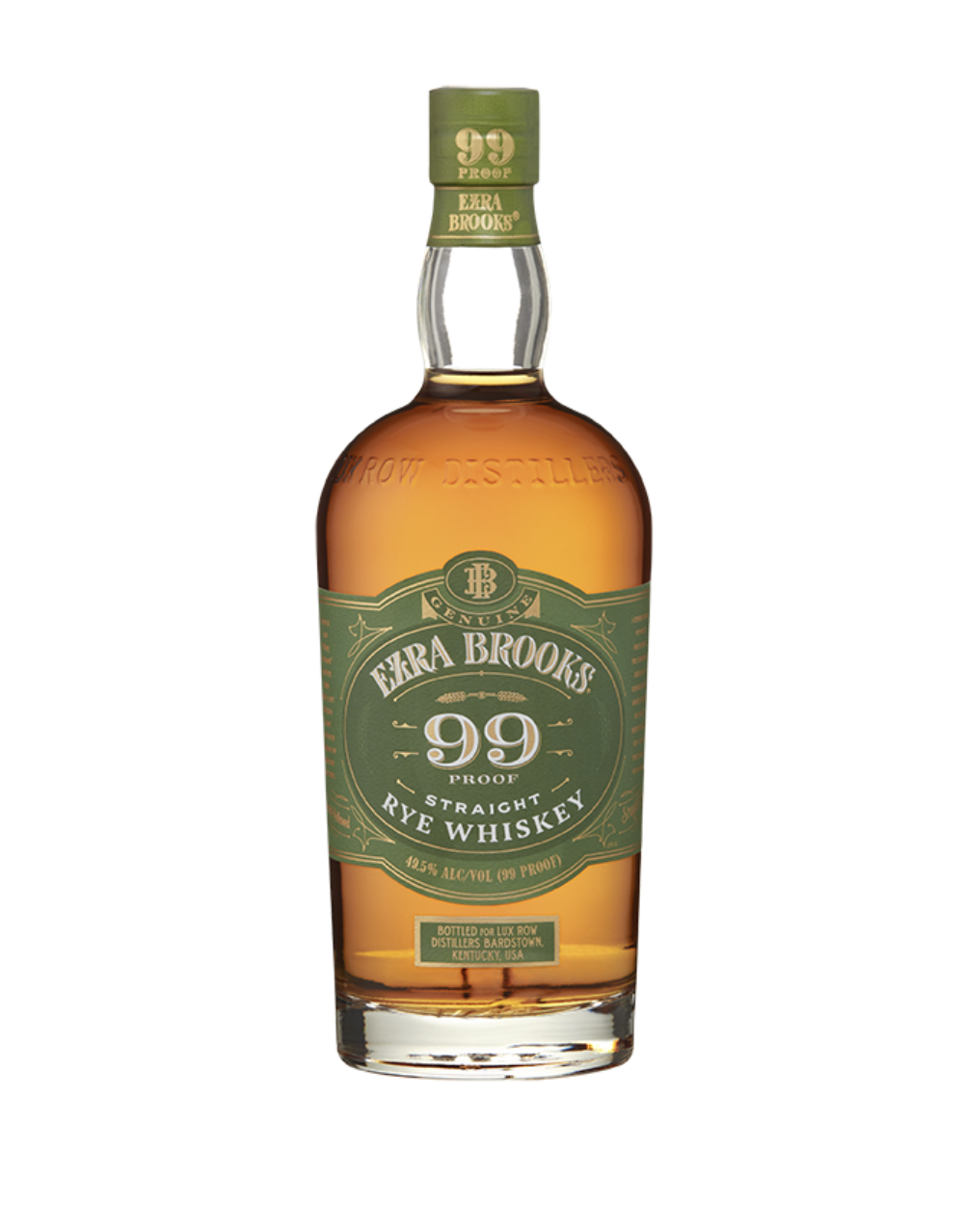EZRA BROOKS 99 STRAIGHT RYE WHISKEY 750 ML