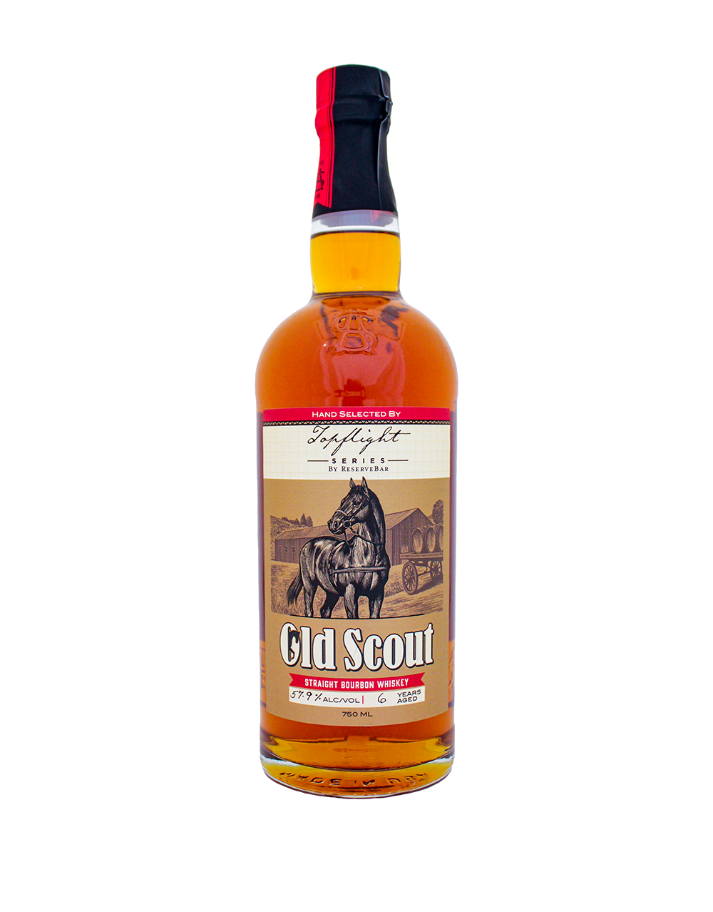 OLD SCOUT SINGLE BARREL STRAIGHT BOURBON WHISKEY S1B26 750 ML