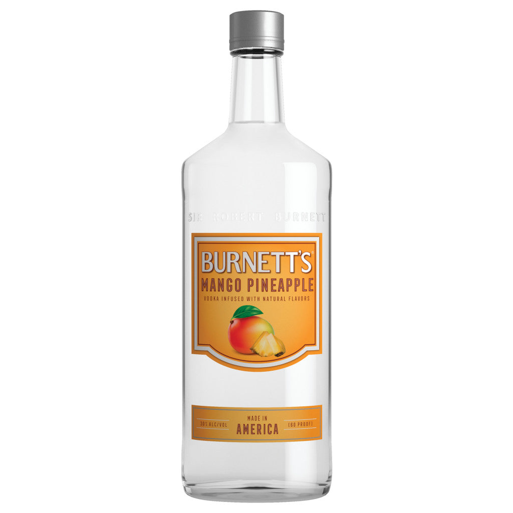 BURNETT'S MANGO PINEAPPLE TROPICAL FLAVORED VODKA 750 ML