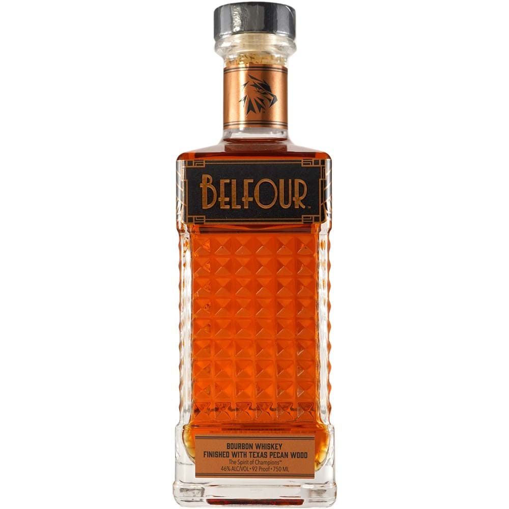Belfour Texas Pecan Wood Bourbon Whiskey