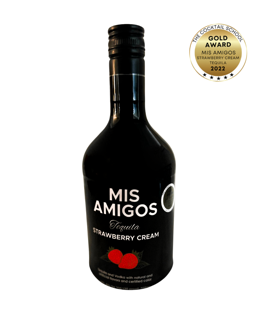 MIS AMIGOS STRAWBERRY CREAM TEQUILA 700 ML