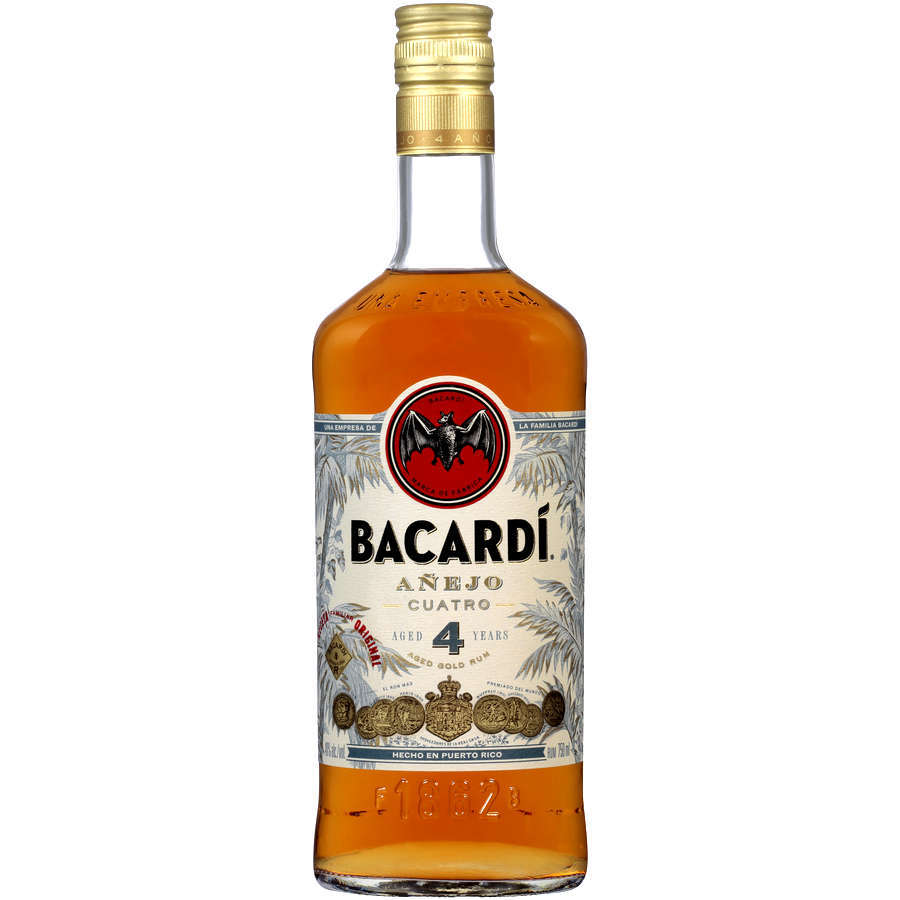 Bacardi Rum Anejo 4 Year