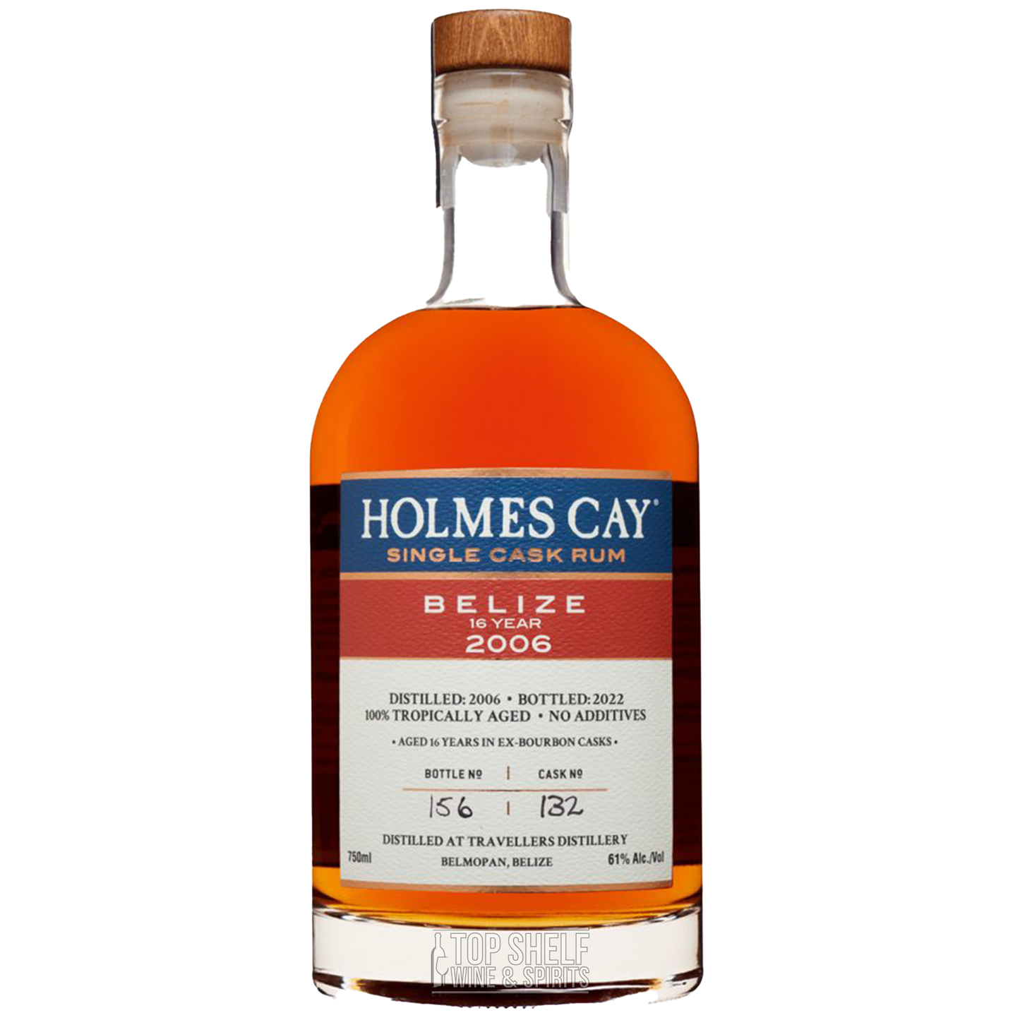 Holmes Cay Single Cask 16 Year Belize 2006 Rum